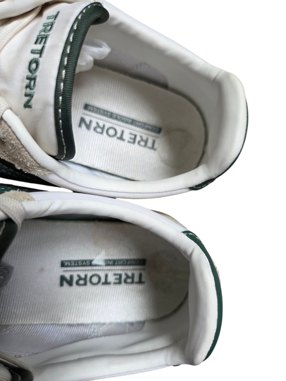 Tretorn Rawlins Kristine 8M Retro Sneakers White Green - Picture 8 of 10